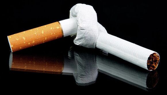 cigarette et arrêter de fumer